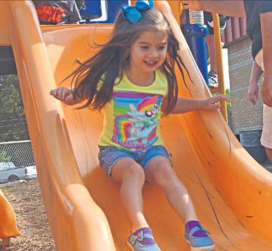 First day of preschool a hit with little ones